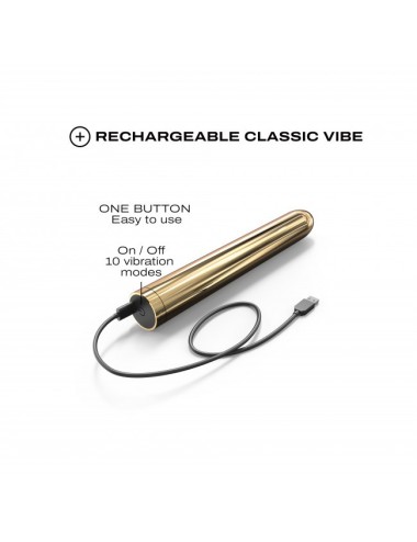 Vibromasseur Dorcel Golden Boy 2.0 19 cm - Or