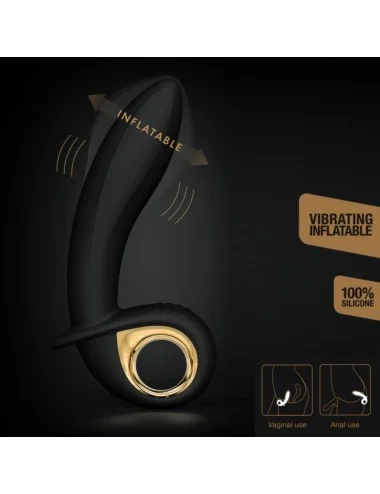 Vibromasseur gonflant Deep Expand - Noir et Or
