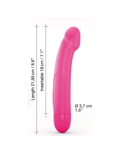 Vibromasseur Real Vibration M 22 cm 2.0 - Rose