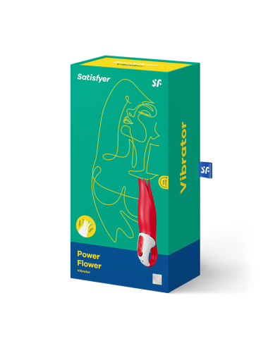Vibromasseur Satisfyer Vibes Power Flower - Rouge