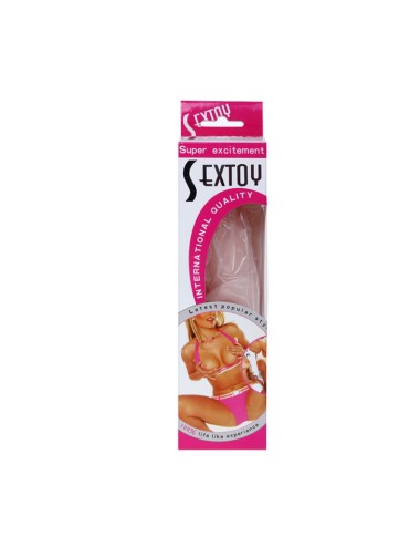 BAILE - GODE EN SILICONE RÉALISTE AU TOUCHER DE LA PEAU 19 CM COULEUR ALÉATOIRE DE LA BOÎTE