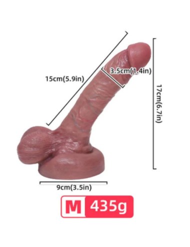 ARMONY - GODE RÉALISTE EN SILICONE LIQUIDE 15 CM
