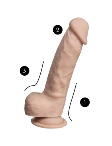 SILEXD - MODÈLE 1 PÉNIS RÉALISTE PREMIUM SILEXPAN SILICONE 21.5 CM