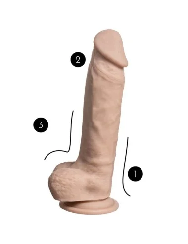 SILEXD - MODÈLE 1 PÉNIS RÉALISTE PREMIUM SILEXPAN SILICONE 21.5 CM
