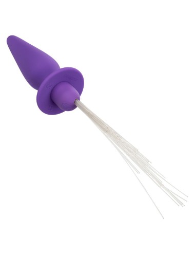 CALEXOTICS - SOUTHERN LIGHTS LIGHT UP PLUG ANAL10 VIBRATIONS SILICONE VIOLET
