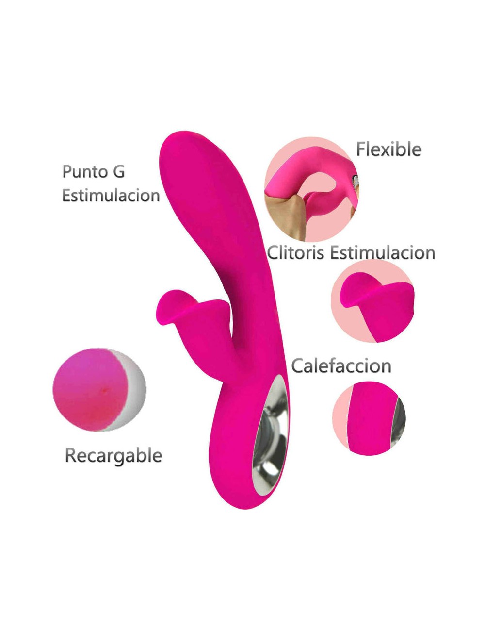 ARMONY - VIBRATEUR DARO & STIMULATEUR ANNEAU DE TIRAGE FUCHSIA ARMONY - VIBRATEUR DARO & STIMULATEUR ANNEAU DE TIRAGE FUCHSIA