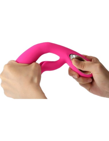 ARMONY - VIBRATEUR DARO & STIMULATEUR ANNEAU DE TIRAGE FUCHSIA