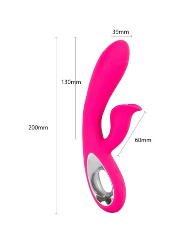 ARMONY - VIBRATEUR DARO & STIMULATEUR ANNEAU DE TIRAGE FUCHSIA