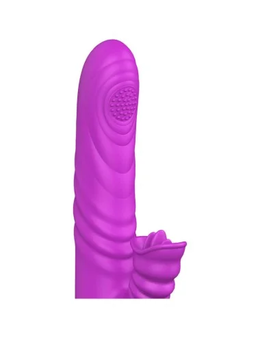 ARMONY - VIBRATEUR MULTIFONCTION ANGELIA AVEC LANGUE STIMULANTE EFFET CHALEUR VIOLET