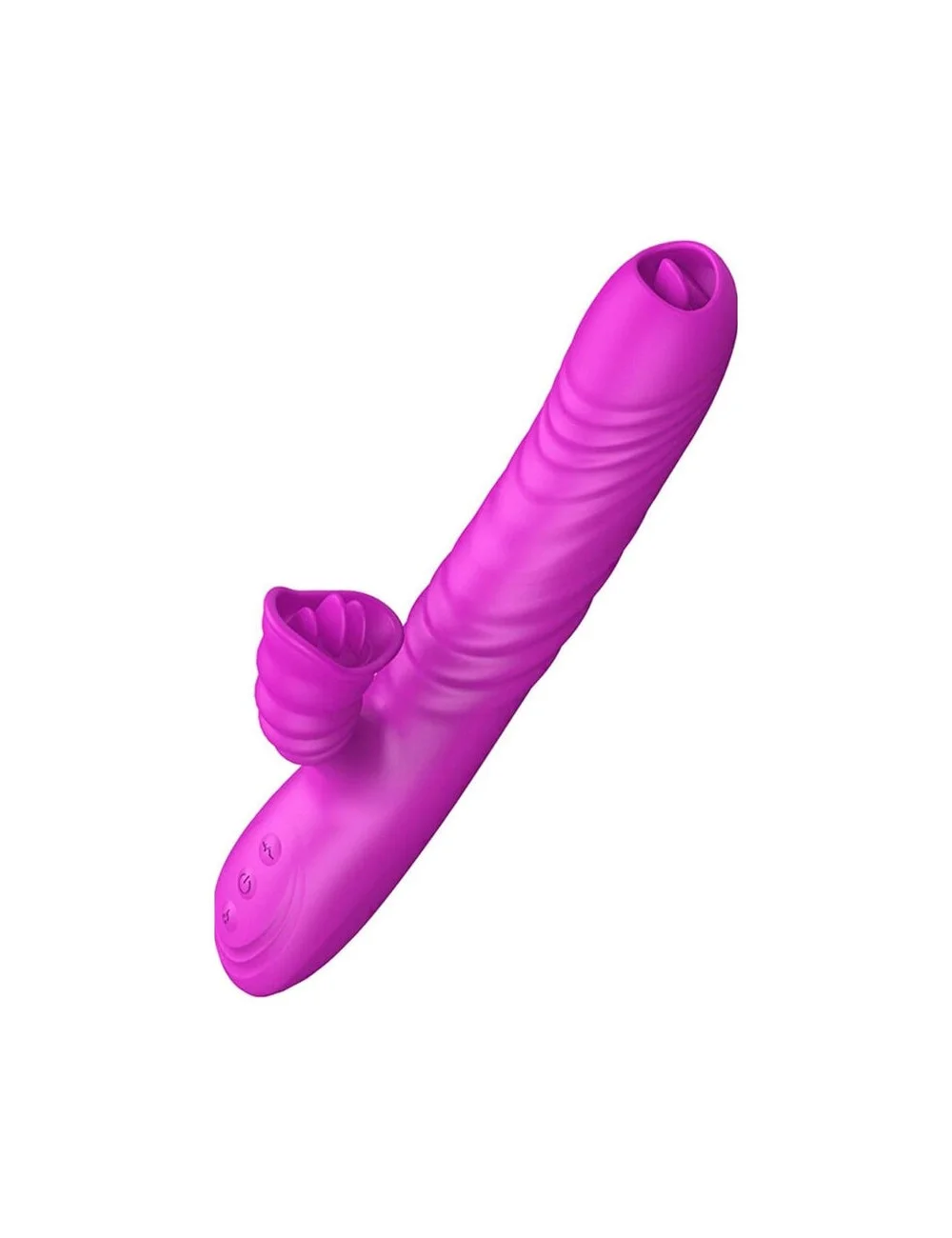 ARMONY - VIBRATEUR MULTIFONCTION ANGELIA DOUBLE LANGUE EFFET CHALEUR VIOLET ARMONY - VIBRATEUR MULTIFONCTION ANGELIA DOUBLE LANGUE EFFET CHALEUR VIOLET
