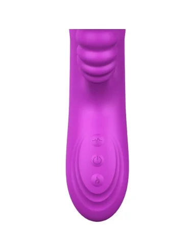 ARMONY - VIBRATEUR MULTIFONCTION ANGELIA DOUBLE LANGUE EFFET CHALEUR VIOLET