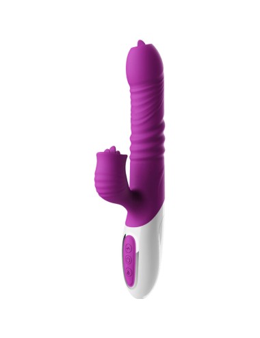 ARMONY - VIBRATEUR DOUBLE LANGUE ET EFFET CHALEUR VIOLETTE