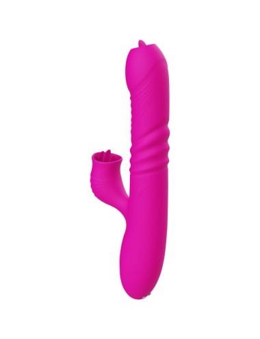ARMONY - VIBRATEUR MULTIFONCTION DOUBLE LANGUE FANNY EFFET CHALEUR FUCHSIA