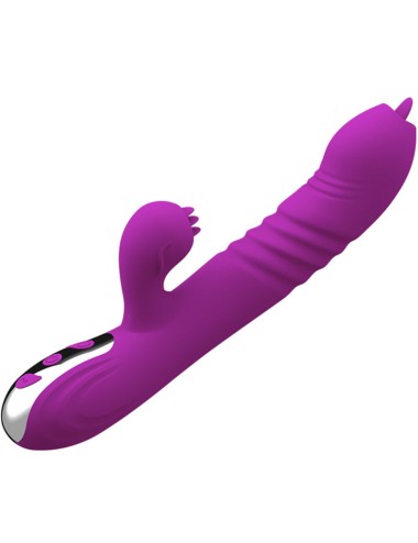 ARMONY - VIBRATEUR MULTIFONCTION FAIRY DOUBLE LANGUE EFFET CHALEUR VIOLET