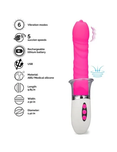 ARMONY - VIBRATEUR LIBERTY & POUSSÉE AVEC LANGUE