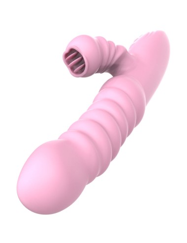 ARMONY - VIBRATEUR MULTIFONCTION AVEC LANGUE STIMULANTE EFFET CHALEUR ROSE