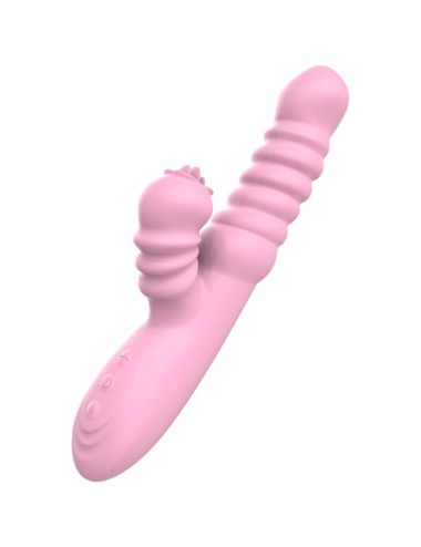 ARMONY - VIBRATEUR MULTIFONCTION AVEC LANGUE STIMULANTE EFFET CHALEUR ROSE