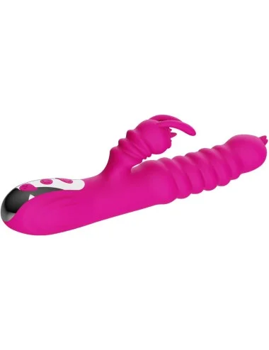 ARMONY - VIBRATEUR MULTIFONCTION RABBIT DOUBLE LANGUE EFFET CHALEUR FUCHSIA