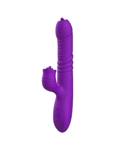 ARMONY - VIBRATEUR LAPIN ENTIÈREMENT G SPOT AVEC LANGUE STIMULANTE EFFET CHALEUR VIOLET