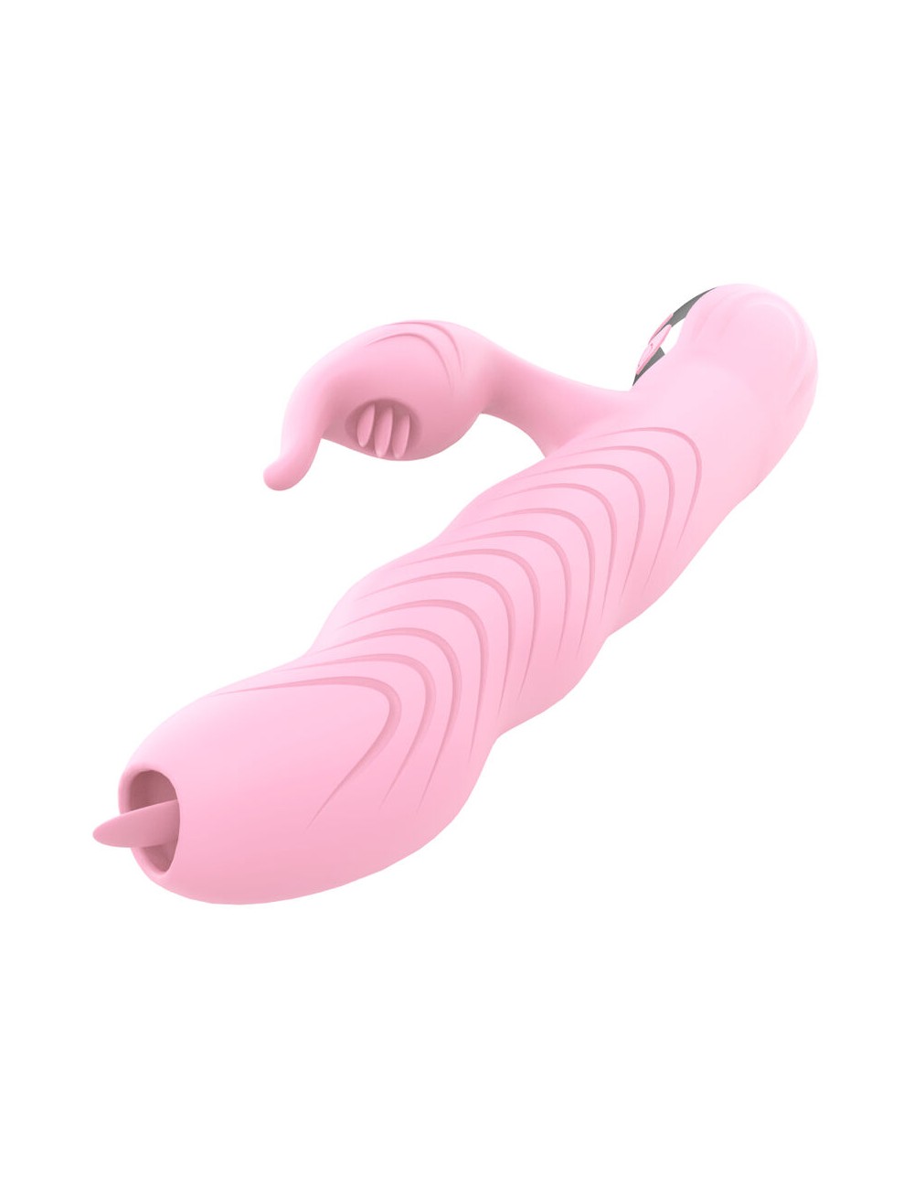 ARMONY - VIBRATEUR MARCIA & POUSSÉE DOUBLE LANGUE EFFET CHALEUR ROSE