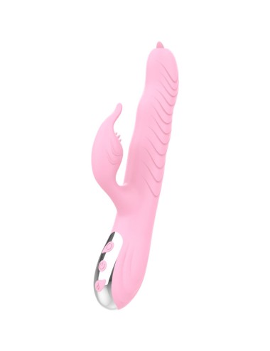 ARMONY - VIBRATEUR MARCIA & POUSSÉE DOUBLE LANGUE EFFET CHALEUR ROSE