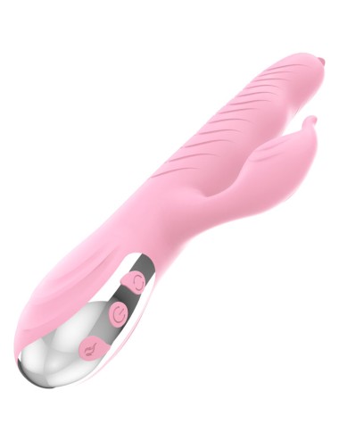 ARMONY - VIBRATEUR MARCIA & POUSSÉE DOUBLE LANGUE EFFET CHALEUR ROSE