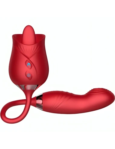 ARMONY - VIBRATEUR DE FLEUR DELIGHT & BUMPING AVEC LANGUE ROUGE