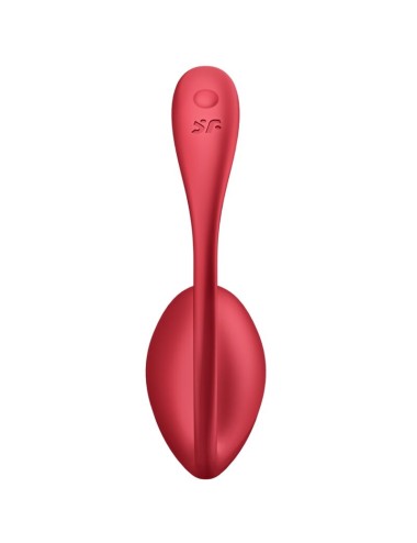 SATISFYER - SHINY PETAL STIMULATEUR À TÉLÉCOMMANDE À DISTANCE G POINT ROUGE APPLICATION GRATUITE