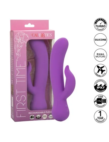 CALEXOTICS - FIRST TIME VIBRATEUR PLEASER RECHARGEABLE VIOLET