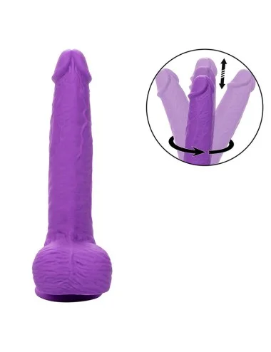 CALEXOTICS - STUDS VIBRATEUR RECHARGEABLE ET ROTATIF 10 VIBRATIONS VIOLET