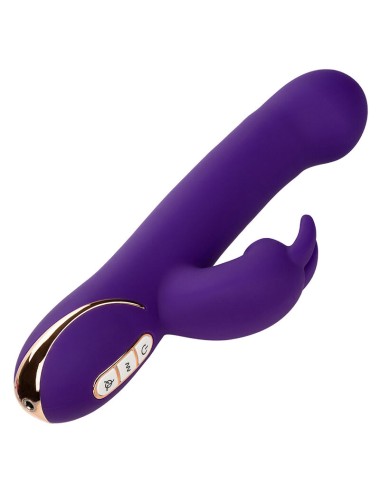 CALEXOTICS - JACK RABBIT VIBRATEUR & STIMULATEUR 7 MODES DE VIBRATIONS ET SUCCIONS BLEU
