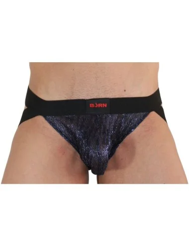 BURN - 006 JOCK BLEU BRILLANT / NOIR M
