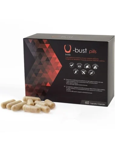 500 COSMETICS - U-BUST CAPSULES D'AUGMENTATION MAMMAIRE - 60 CAPSULES
