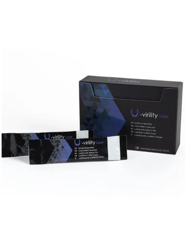 500 COSMETICS - U-VIRILITY LUBE LUBRIFIANT EFFET FROID 10 X 5 ML