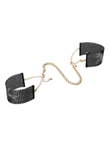 BIJOUX - DÉSIR MÉTALLIQUE MENOTTES EN MAILLE MÉTAL NOIR