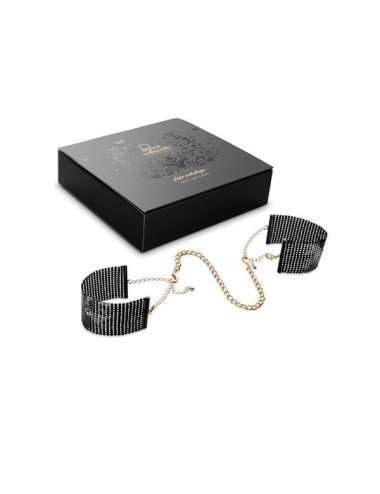 BIJOUX - DÉSIR MÉTALLIQUE MENOTTES EN MAILLE MÉTAL NOIR