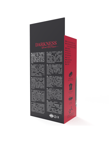 DARKNESS - BÂILLON EN SILICONE NOIR