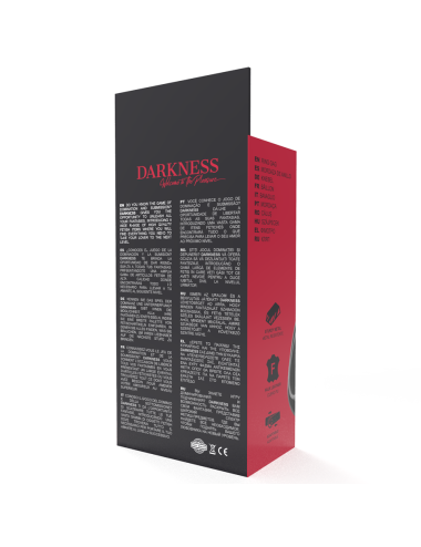 DARKNESS - GAG AVEC ANNEAU DIAMÈTRE 3,6 CM