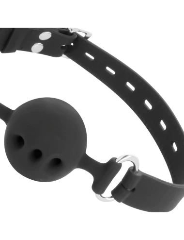 DARKNESS - BTON EN SILICONE RESPIRANT NOIR