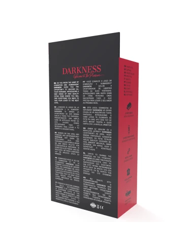DARKNESS - MENOTTES RÉGLABLES EN CUIR NOIR