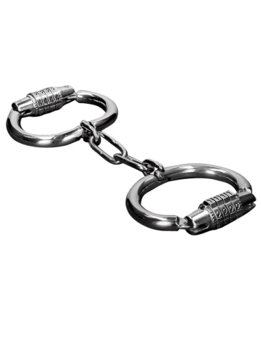 METAL HARD - MENOTTES DURES EN MÉTAL AVEC SERRURE  COMBINAISON