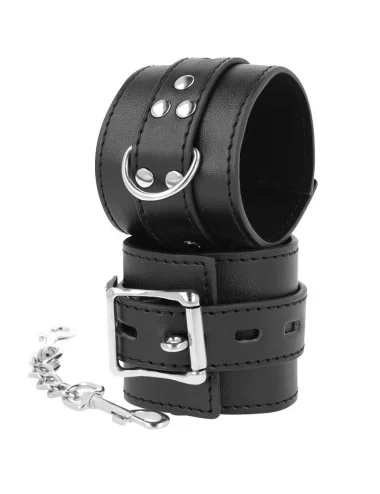 DARKNESS - MENOTTES EN CUIR NOIR