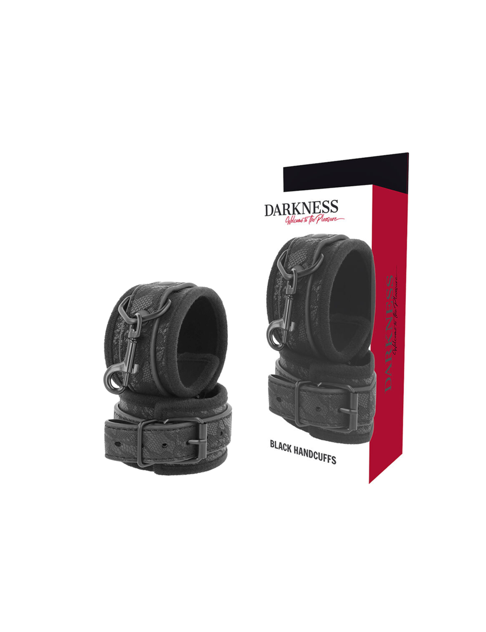 DARKNESS - MENOTTES BDSM LUXE NOIRES