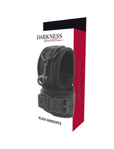 DARKNESS - MENOTTES BDSM LUXE NOIRES