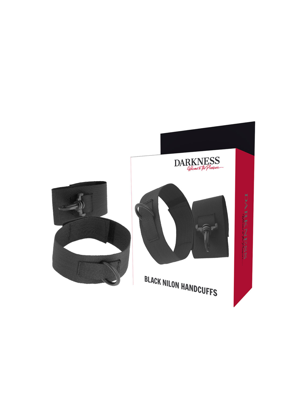DARKNESS - MENOTTES EN NYLON POUR DÉBUTANTS DARKNESS - MENOTTES EN NYLON POUR DÉBUTANTS