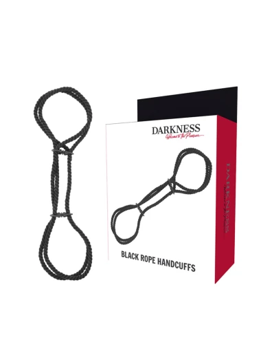 DARKNESS - MENOTTES EN CORDE OU MENOTTES DE CHEVILLE 100% COTON