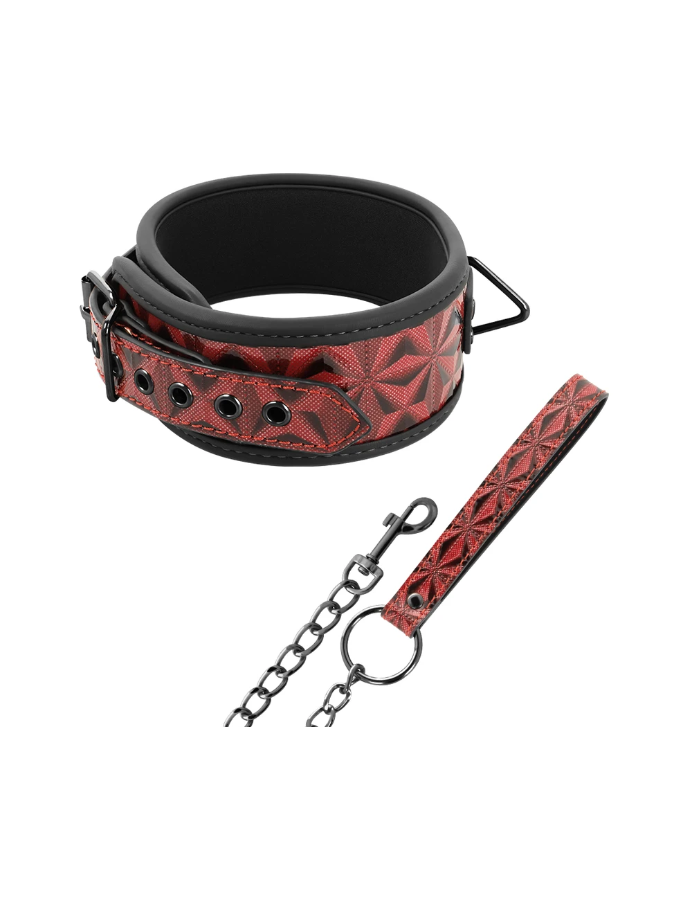 BEGME - COLLIER EN CUIR VÉGAN PREMIUM ÉDITION ROUGE AVEC DOUBLURE EN NÉOPRÈNE BEGME - COLLIER EN CUIR VÉGAN PREMIUM ÉDITION ROUGE AVEC DOUBLURE EN NÉOPRÈNE