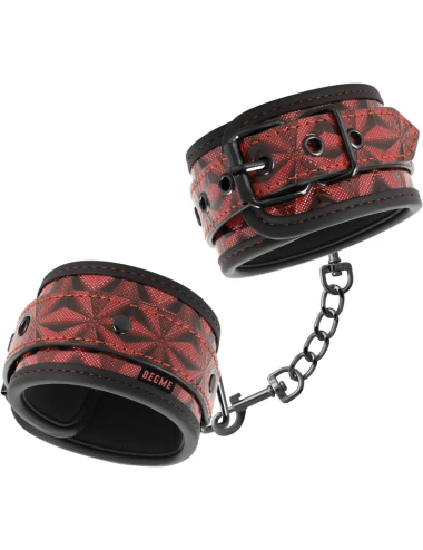 BEGME - CHEVILLES PREMIUM ÉDITION ROUGE AVEC DOUBLURE EN NÉOPRÈNE