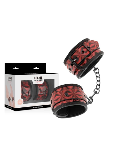 BEGME - CHEVILLES PREMIUM ÉDITION ROUGE AVEC DOUBLURE EN NÉOPRÈNE