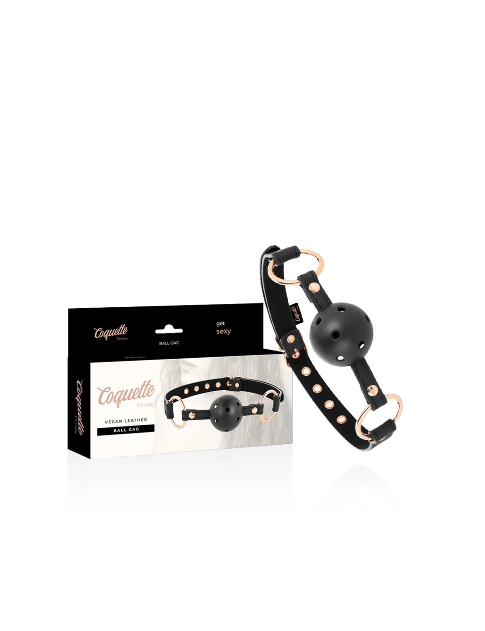 COQUETTE CHIC DESIRE - BÂILLON À BOULE RESPIRANT FANTAISIE COQUETTE CHIC DESIRE - BÂILLON À BOULE RESPIRANT FANTAISIE